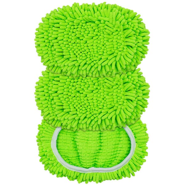 Genanvendelige moppepuder kompatible med Swiffer Sweeper, vaskbare moppepuder med mikrofiberudskiftningshoveder til rengøring