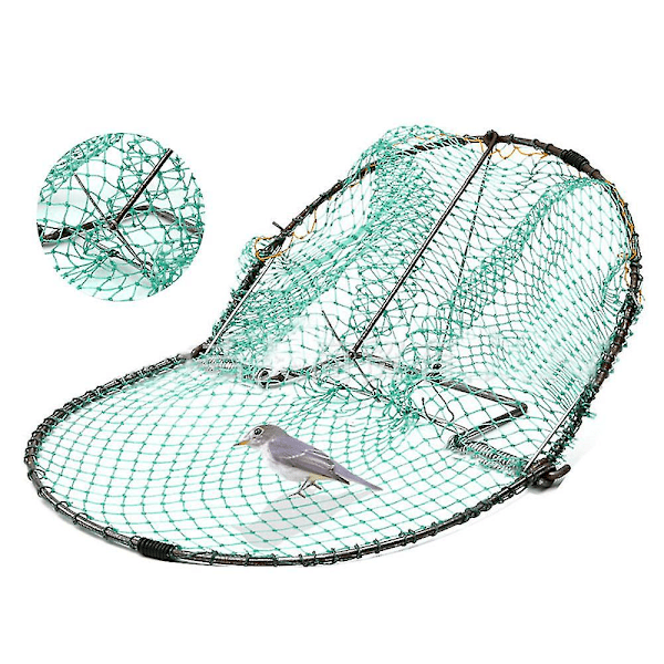 Fågelfälla Fångare Fågelbo Fågeljaktsnät Duva Jaktnät Fågelbensfälla 40cm