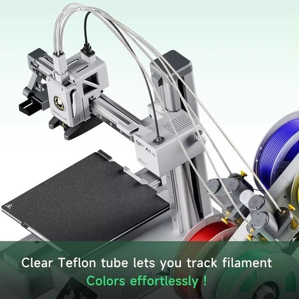 PTFE-slange, 2m, for profesjonelle 3D-printere, PTFE Teflon-slange, 4mm, 3D-printertilbehør, ekstruder, for 1.75mm PTFE 3D-printerfilament