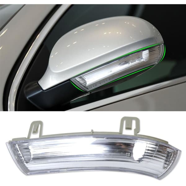 Til VW Golf 5 6 Passat 3BG 3C Sharan Venstre Sideblinklys Spejl Repeater Krystal