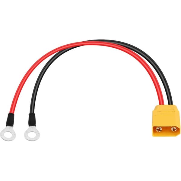 XT90 til O-ring terminalkabel, 14AWG silikontråd