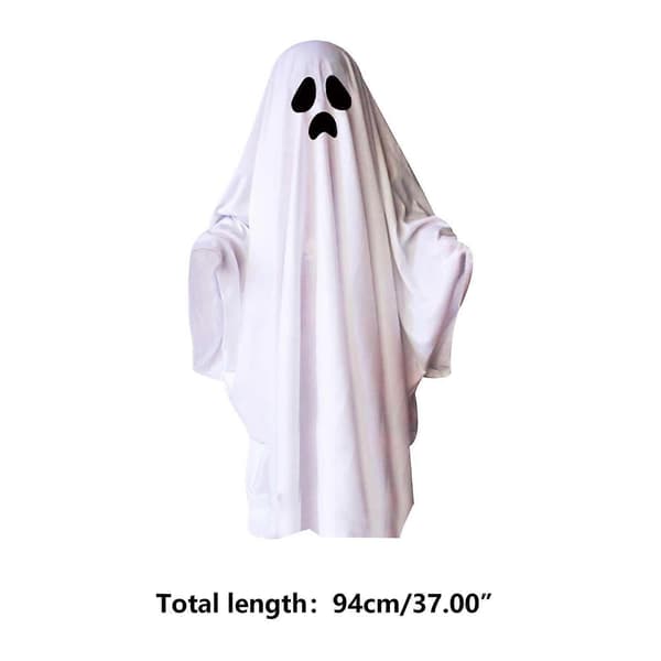 2025 Halloween Fest Kostume Makeup Bal Børn Voksen Spøgelseskappe B