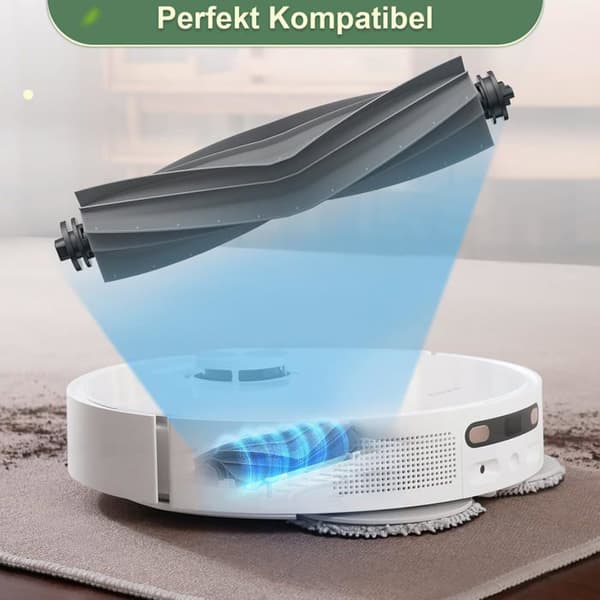 Rullborste - 2-pack - Gummi - För Dreame och Xiaomi Robotdammsugare