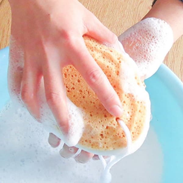 Bade- og dusjsvamper - 4 stk, kroppsskrubb, loofah - Egnet for dusjing og kroppspleie