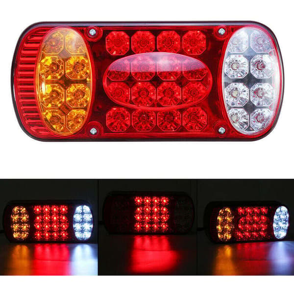 2 STK 12V 32 LED Bagstoplys Bremselys Indikatorlampe til Lastbil, Trailer, Campingvogn