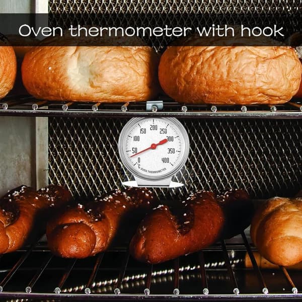 Ovntermometer, indendørs termometer, digitalt termometer, til madlavning, grill og bagning (0-400°C)