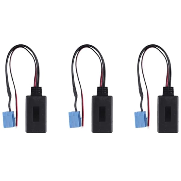 3X Bluetooth musikadapter Aux-radiointerface uden stereo hjælpekabel til 147 156 159 Brera Mito Gt