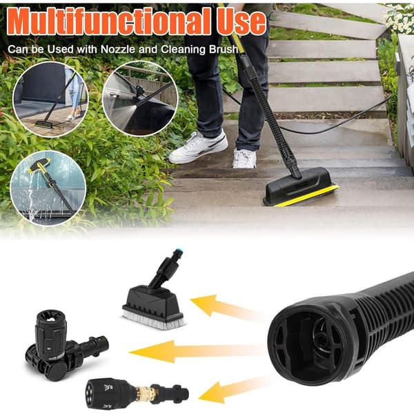 Set med 2 0,4 m lansförlängningar, spraylansförlängningar för Karcher K2-K7 högtryckstvätt förlängningstillbehör