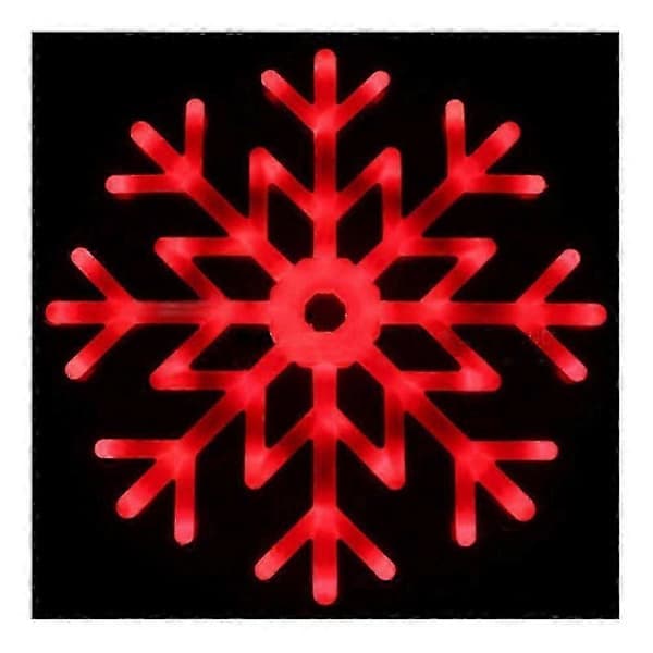 40cm LED-lumihiutale monivärinen riippuvalaisin Snowflake Light Blue
