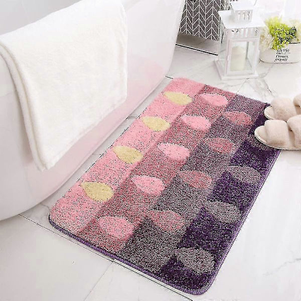Kylpymatto Liukumaton Imukykyinen Suihku Kylpyhuoneen Matto Pehmeä Matto No.a1 Spring rain 40*60cm