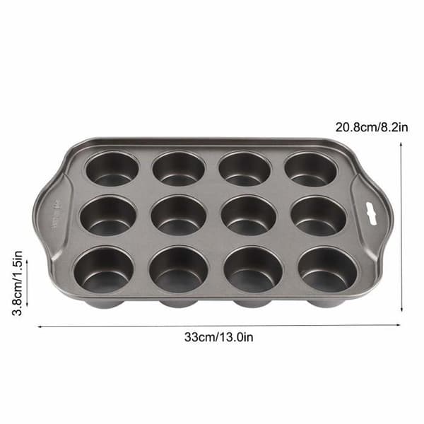 Mini rund kakeform - Ostekakebakesett for terter, muffins og bakverk