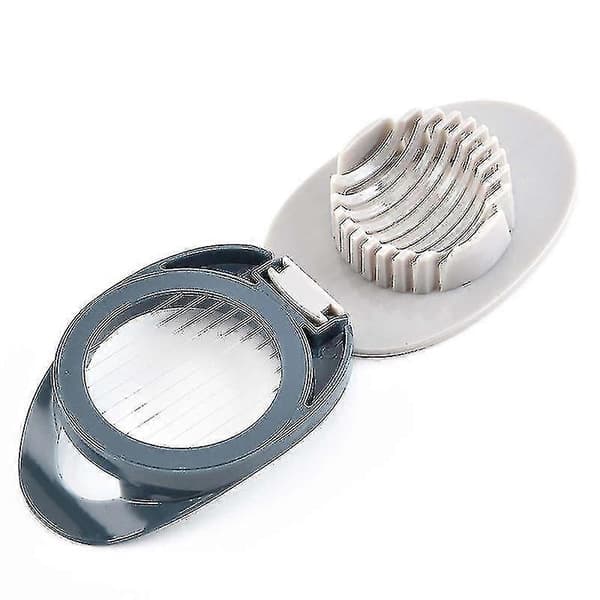Multifunksjonell Eggdeler Kutter 2 I 1 Eggkutter Rustfritt Stål Fruktdeler For Kjøkken - XINGX Grey Blue
