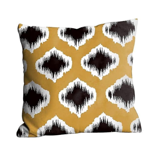 Linned Hug Pillowcar Box Santa Pudebetræk Sofa Pude Pude Sofa Sofa -Yx D