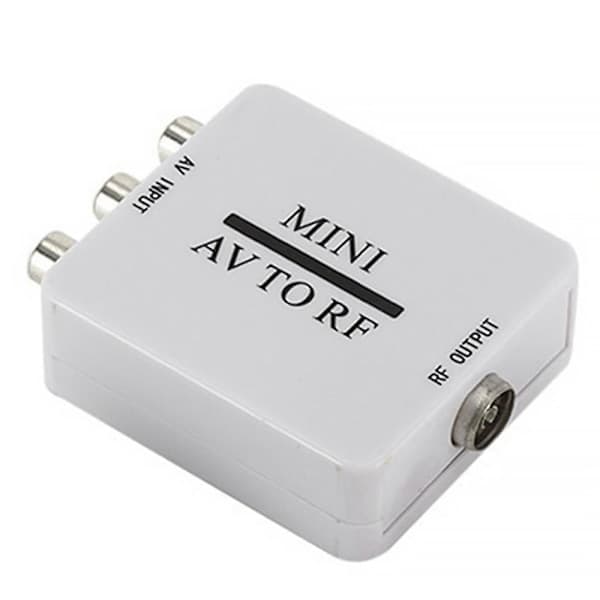 RCA/A/V Kompositt Videokabel til RF/Koaksial/Koaksial Konverter Kompatibel Modulator TV