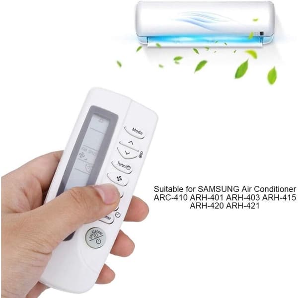 Fjernkontroll til klimaanlegg, erstatningsfjernkontroll for SAMSUNG ARC-410 ARH-401 ARH-403