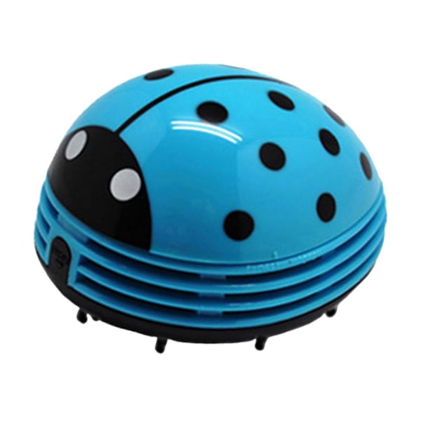 Bordstøvsuger Søt Bordstøvsuger for Datamaskin Husholdningssmuler Gul Blue 10.5cmx8.5cmx7cm