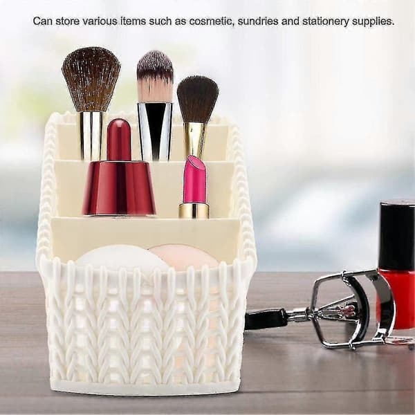 Kosmetik Organizer Badeværelsesbordplade Til Makeupbørster, Hårtrimmer Og Kosmetik