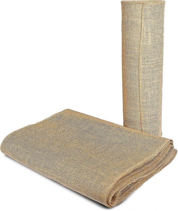 Rustik Burlap Bordslöpare 10m X 29cm Dekorativa Vävda Bordslöpare för Bröllopsfest