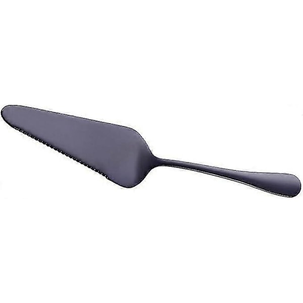 Kakkulapio ruostumattomasta teräksestä, kakkuleikkuri, lasta, musta