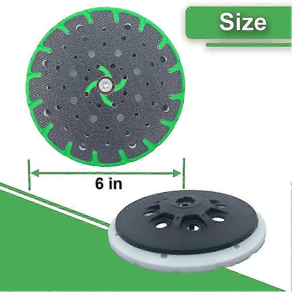 2-pak til Festool 202463 RO 150 FEQ 6\" Slibepude Slibeskiver Erstatning Sliber Bagplade