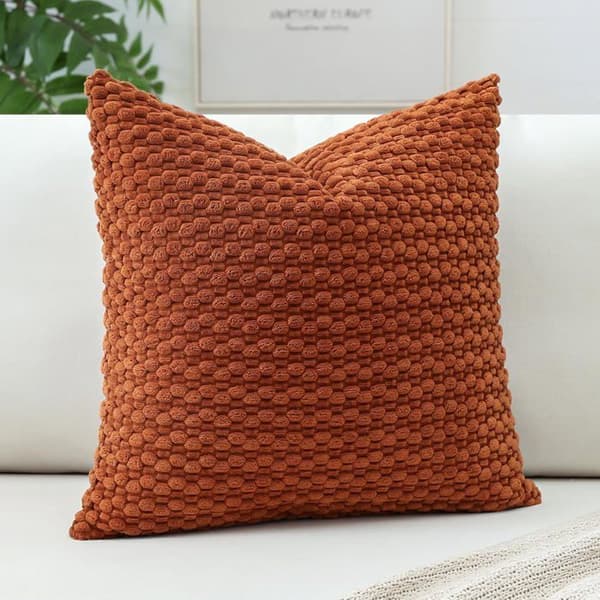 Pudebetræk - 1 Styk - Fløjl - Usynlig Lynlås - Stue/Soveværelse - 40x40 cm