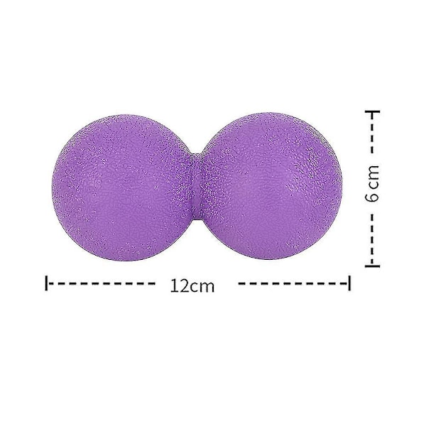 Maapähkinähierontapallo, hierontapallot myofaskiaaliseen vapautukseen, triggerpistehoitoon, lihaskipuihin Purple