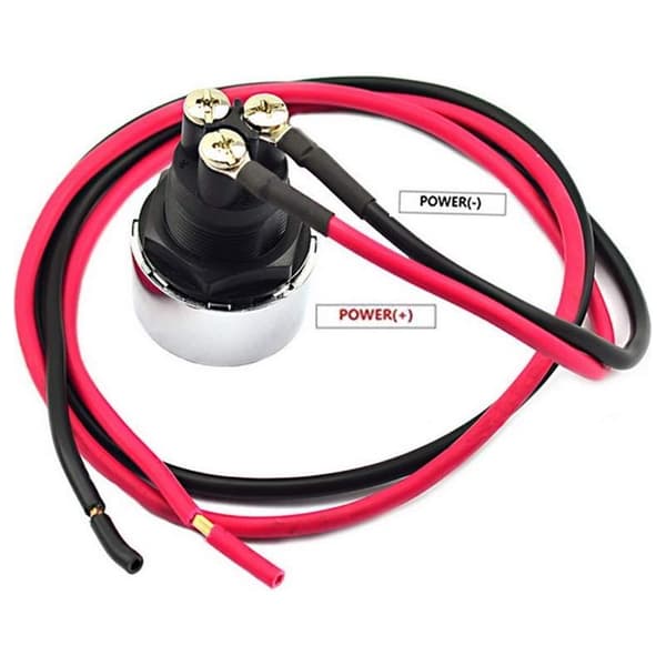12V Trykknap Startkontakt 20mm 50A Motor Tænding Trykknap Momentkontakt