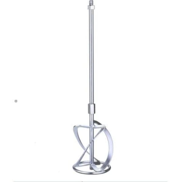 Sæt med 1 omrører til maling- og mørtelblandere (1 tilbehør, total længde 58 cm, blandingsdiameter 120 mm, M14 gevind)