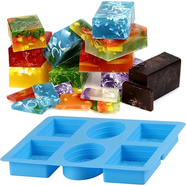 Silikone sæbeform, sæbeform, silikoneforme, pander, småkager, chokolade, kager, sæbe, gør-det-selv-håndværk