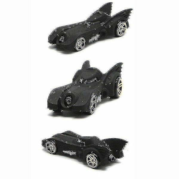 Sæt med 6 Batmobile legetøjsbiler i metal