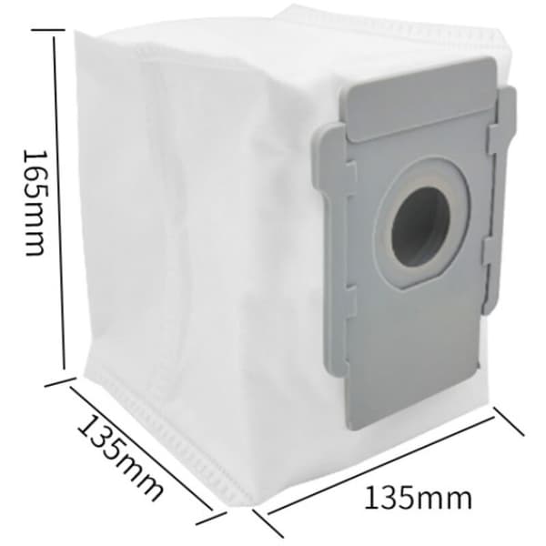 Pakke med 12 kompatible erstatningsposer for iRobot i7 i7+ / i7 Plus E5 E6 E7 S9, støvsugertilbehør for Roomba i7