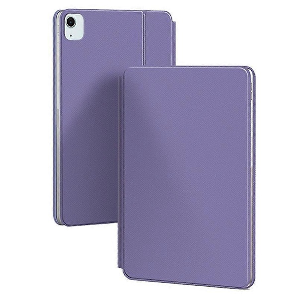 Bluetooth Tastatur Magnetisk Suspension PC+PU Læder Tablet Etui til iPad Air 11 (2024) (M2) - Lilla Multicolor Purple