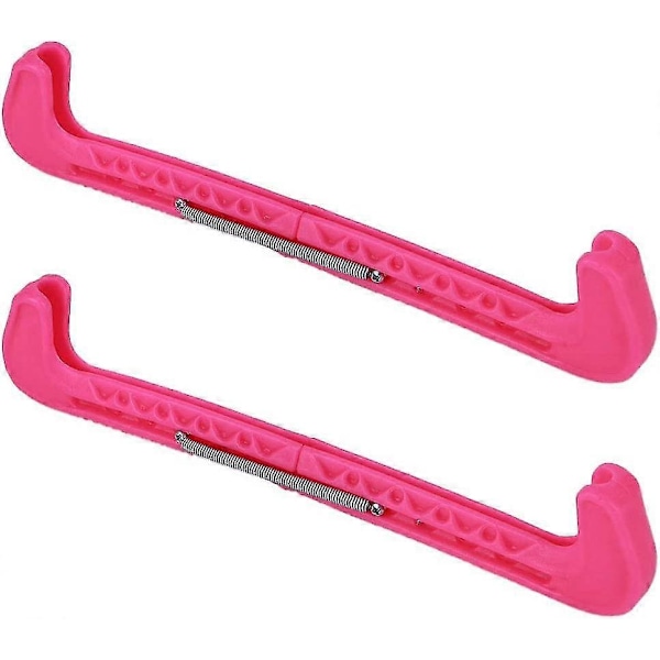 2 kpl Luistelujäänsuojuksia, Luistelujäänsuojukset Figuurimuovi Suoja Säädettävissä -xinhan Hard knife cover blue