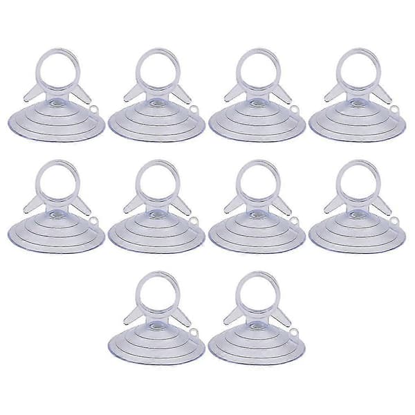 10-pack Bil Solskydd Sugkoppar Stark Sugkraft Lätt Att Använda I Bil Matte White