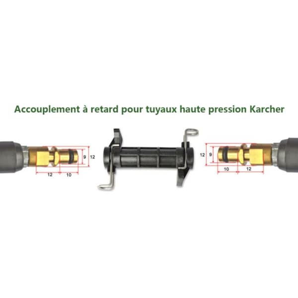 Karcher K2-K7 Typ A gränssnitt högtrycksvattenutloppsslang, biltvättmaskin vattenslang, explosionssäker slang, 6 m