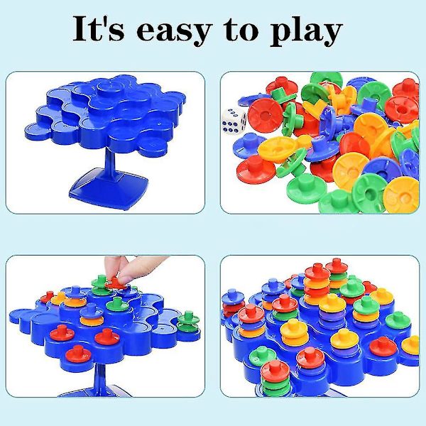Tip Topple Tumble Strategi Balance Evner Børne Brætspil Legetøj Gave