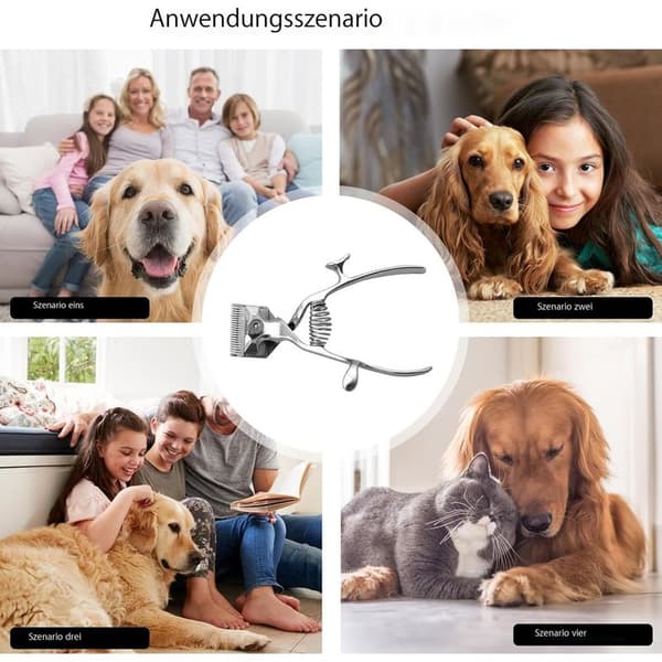 Manuel kæledyrsklipper til hunde-, katte- og fårehår