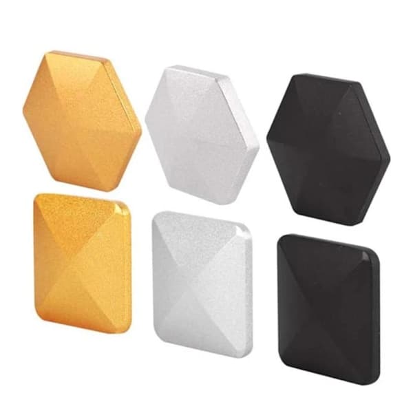 Angstlindrende Anti-Stress Flipo Fidget Legetøj silver Hexagon