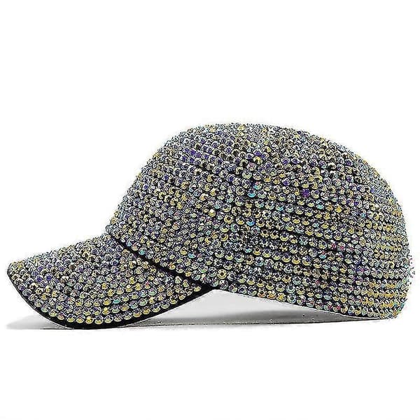 Baseballcaps med krystaller og glitter for kvinner Color 02