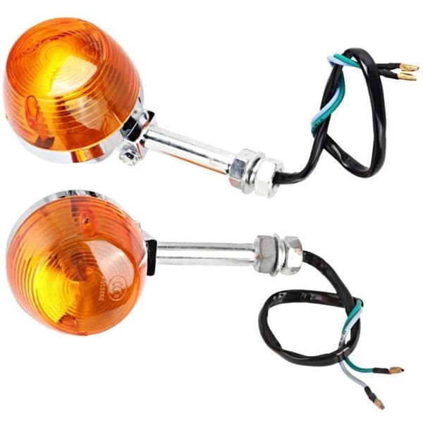 Blinklys, Blinklys 2 stk., 12V Blinklys egnet til Honda C70 CT70 CT90 XL100 CB350 CM400 CB450 CB750