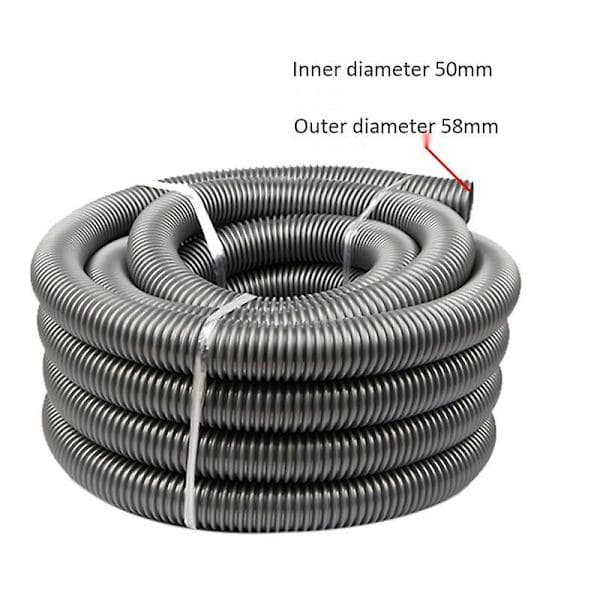 3 meter innerdiameter 50mm dammsugare gängad slang sug rör bälg dammsugarslang