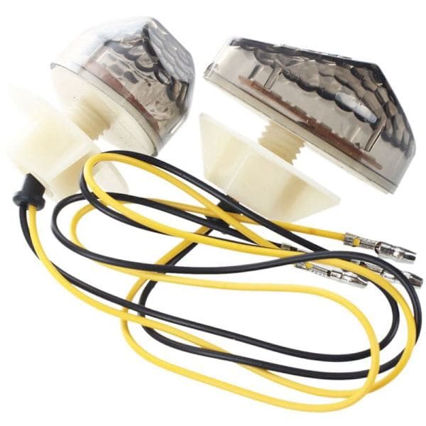 4 x 15 LED motorcykelblinklys, gul, til 600 RR, NY