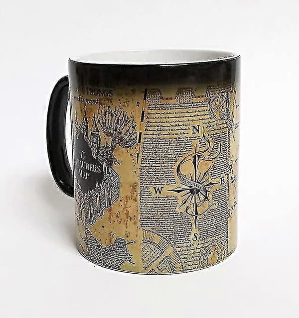 Light Magic Marauders Map 11oz Farveskiftende Krus Sensitiv Keramisk Kaffe Te Krus Kop Bedste Gave Til Venner