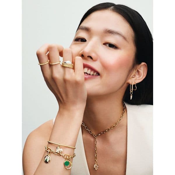 Pandora - P ME Mini Hai-riipus - 14k kullattu