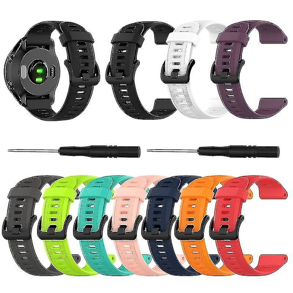 22mm Ersättningsarmband Kompatibelt Garmin Forerunner 945 935 Fenix 6 Quatix 5 Blue