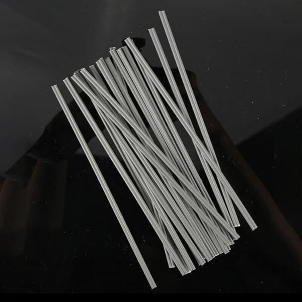 100 stk ABS/PP/PVC/PE plastsveisestaver for bilstøtfangere, plastsveise-/varmluftpistol