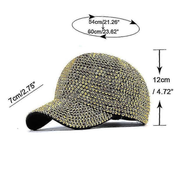 Baseballcaps med krystaller og glitter for kvinner Color 05