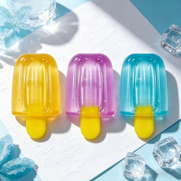 Isvafler Squishy – Langsomt stigende sensorisk fidget-legetøj til påskekurv og fest, stresslindring – Tilfældig farve C