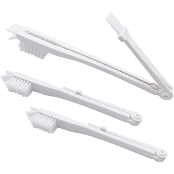 Mångsidig flaskborste - 3 flask- och sugrörsborstar, fogborste, för hem, kök och badrum