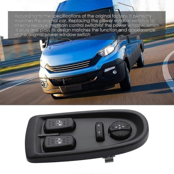 Vindusheisknappkontroll, elektrisk vindusbryter egnet for Iveco Daily 20062011 5801304491